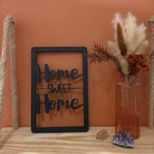 Cadre Déco en Bois - Home Sweet Home