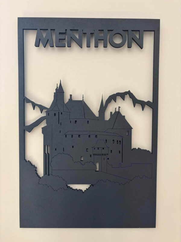 Cadre Déco en Bois - Château de Menthon Saint Bernard – Image 4