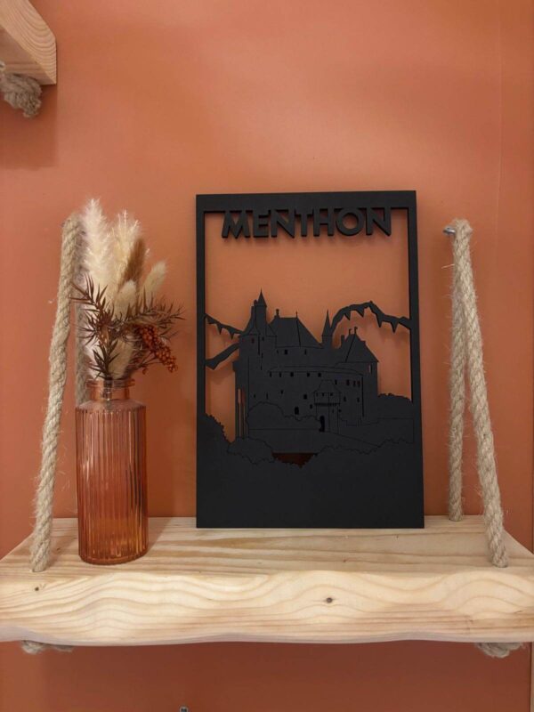 Cadre Déco en Bois - Château de Menthon Saint Bernard