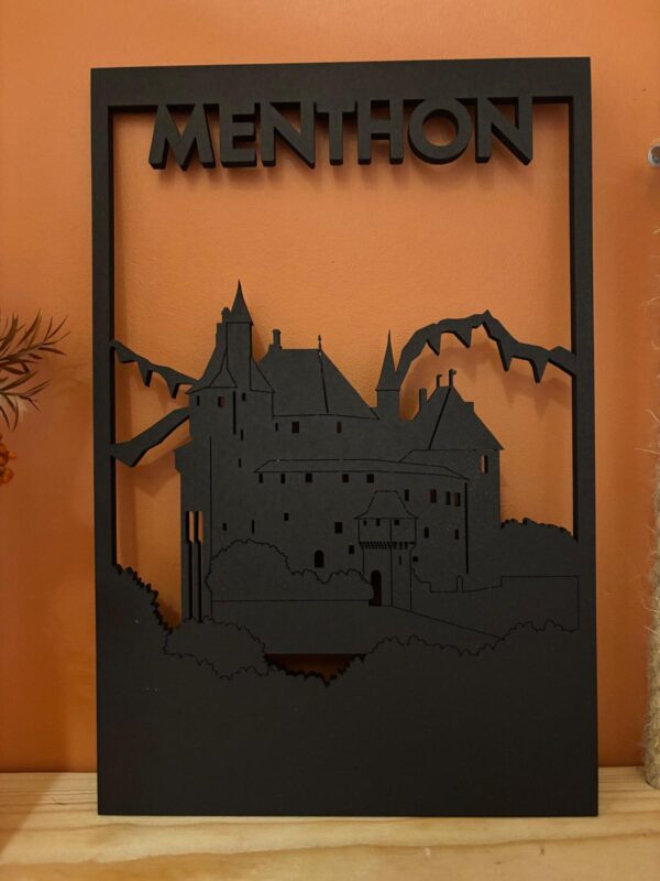Cadre Déco en Bois - Château de Menthon Saint Bernard – Image 2