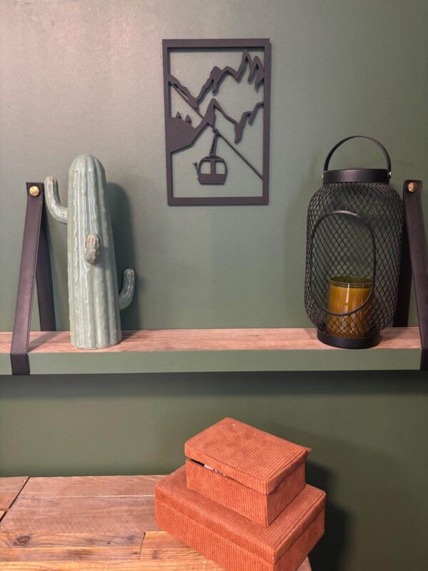 Cadre Déco en Bois - Télécabine – Image 2