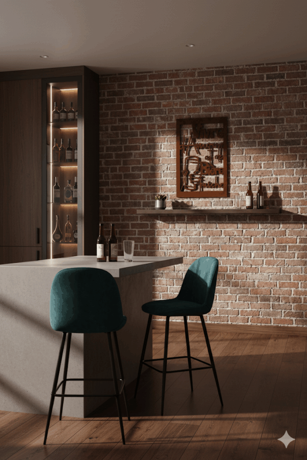 Cadre Déco en Bois - Vivre d’amour et de bière fraîche – Image 3